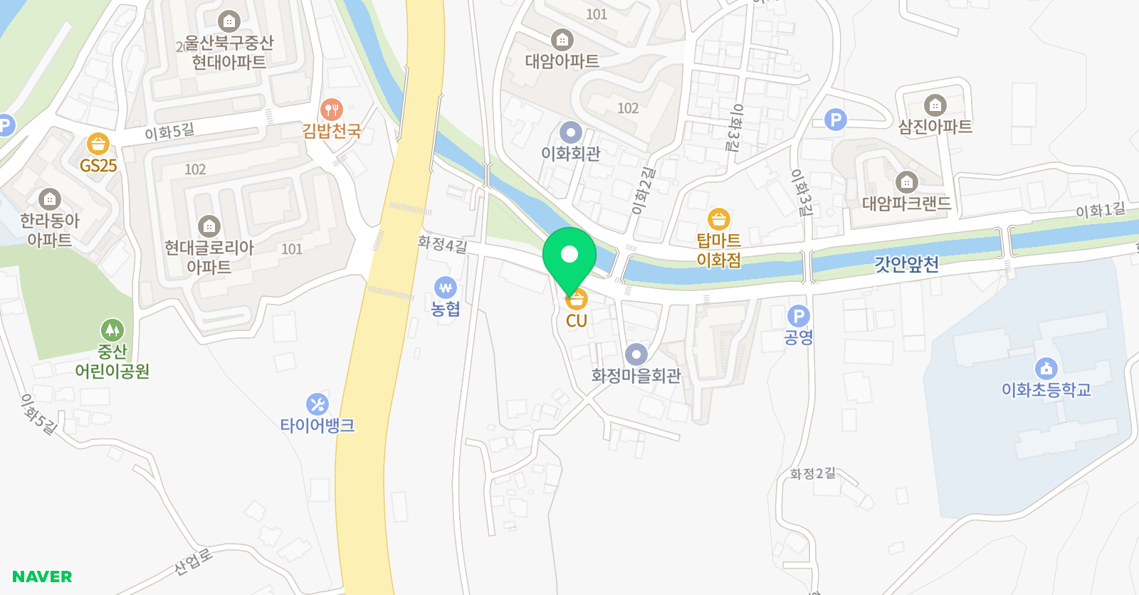 스마트해법영어 인화교실 위치