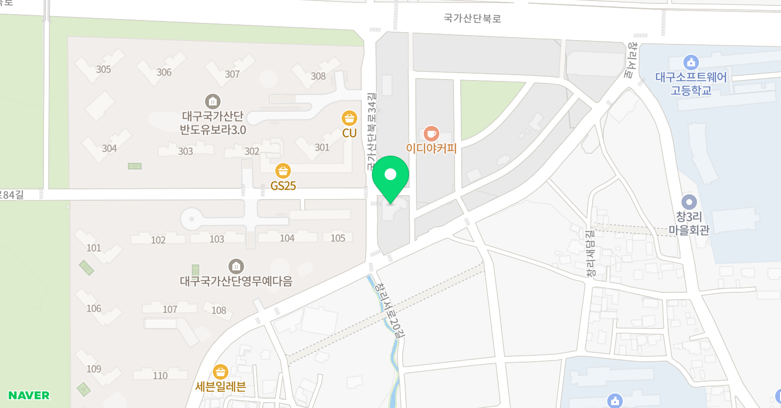 푸르넷 공부방 지니쌤 공부방 위치