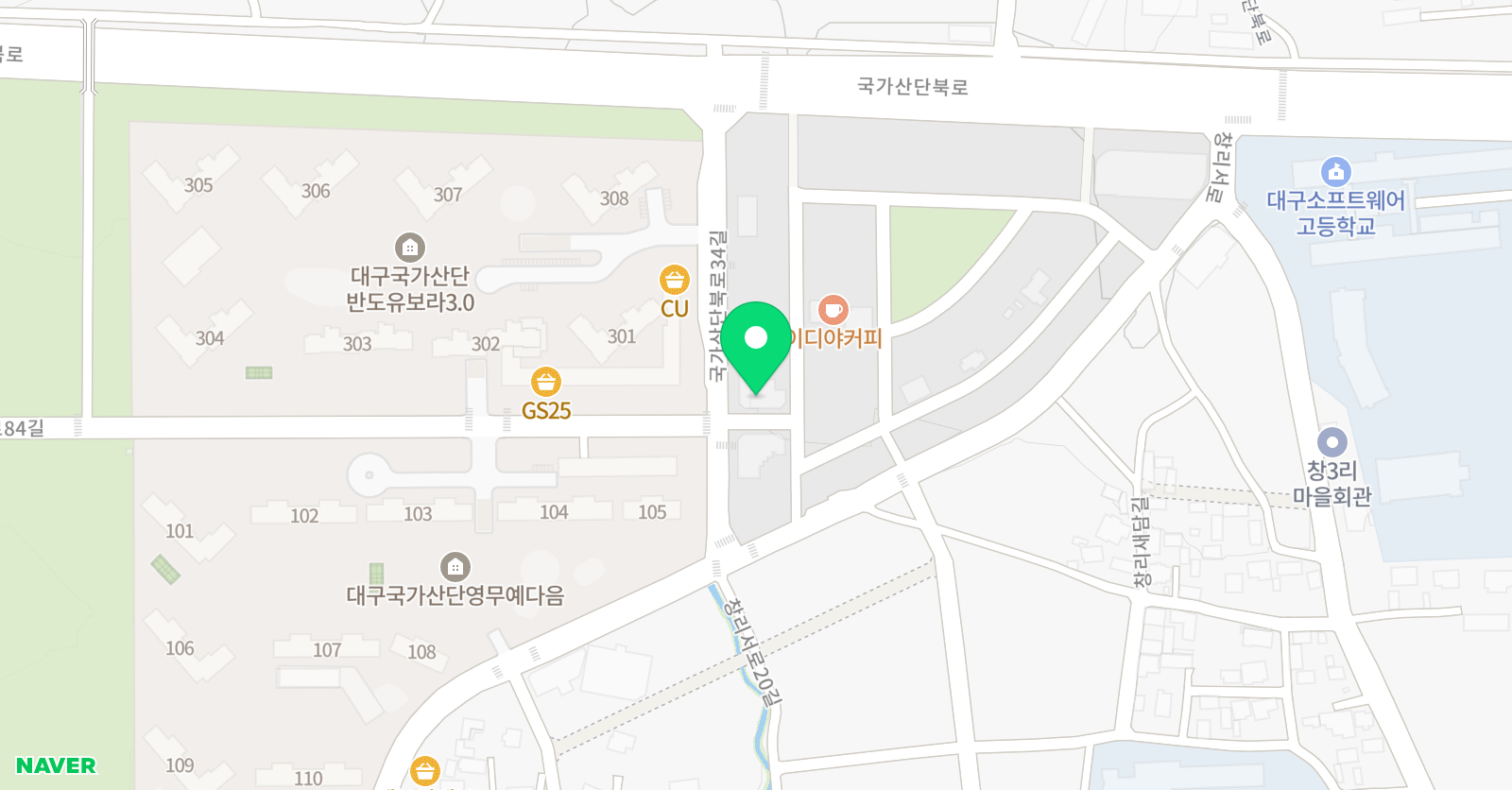 아이비 태권도 구지점 위치