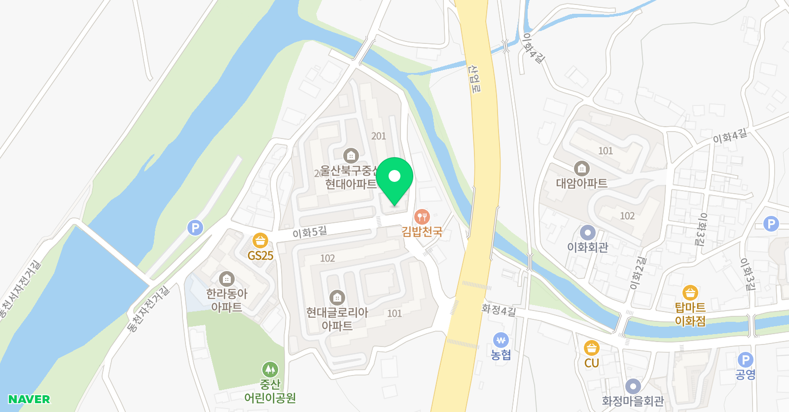 충효 태권도 위치