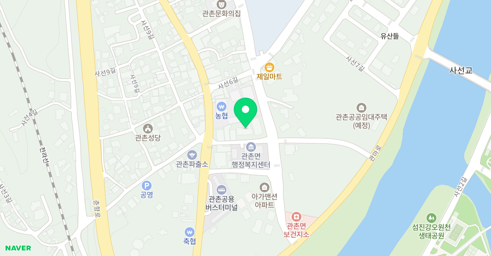 비전타이거 태권도 위치