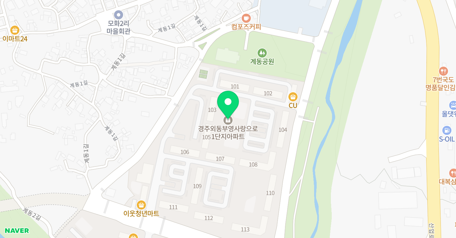 스마트 해법수학 경주 외동부영 위치