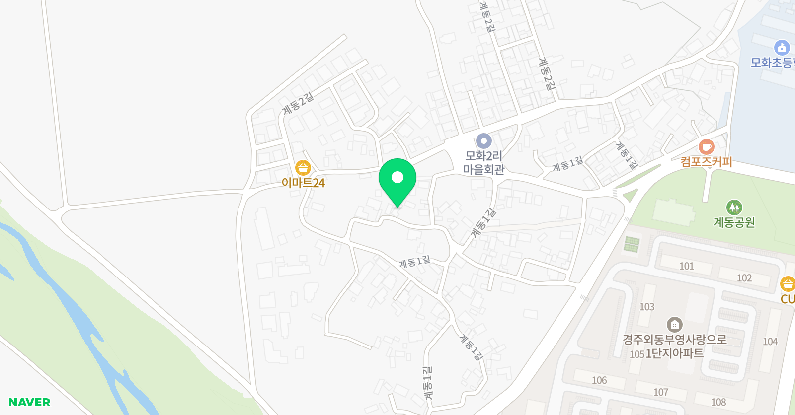 옥타브 피아노학원 위치
