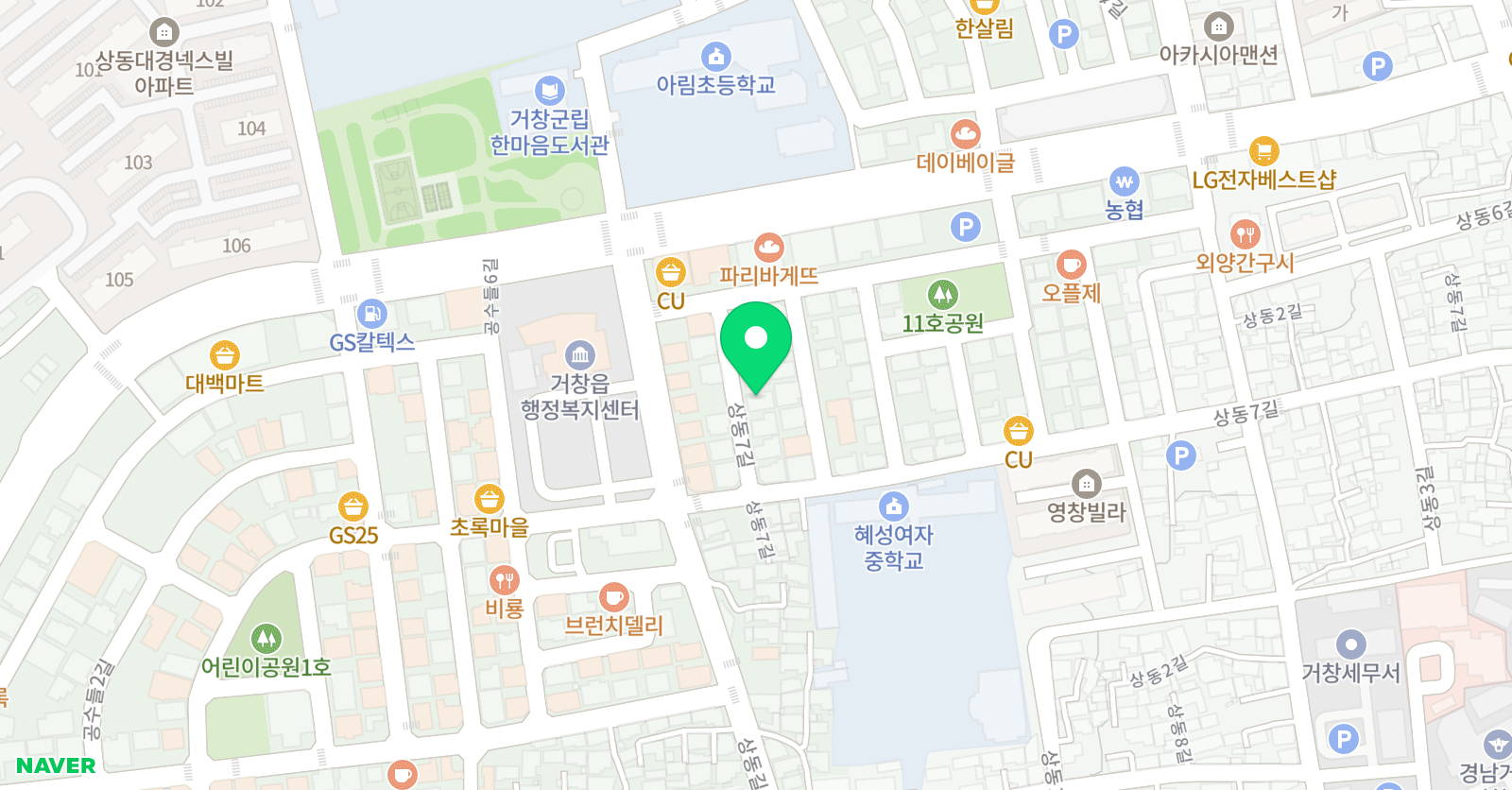 보보 수학학원 위치