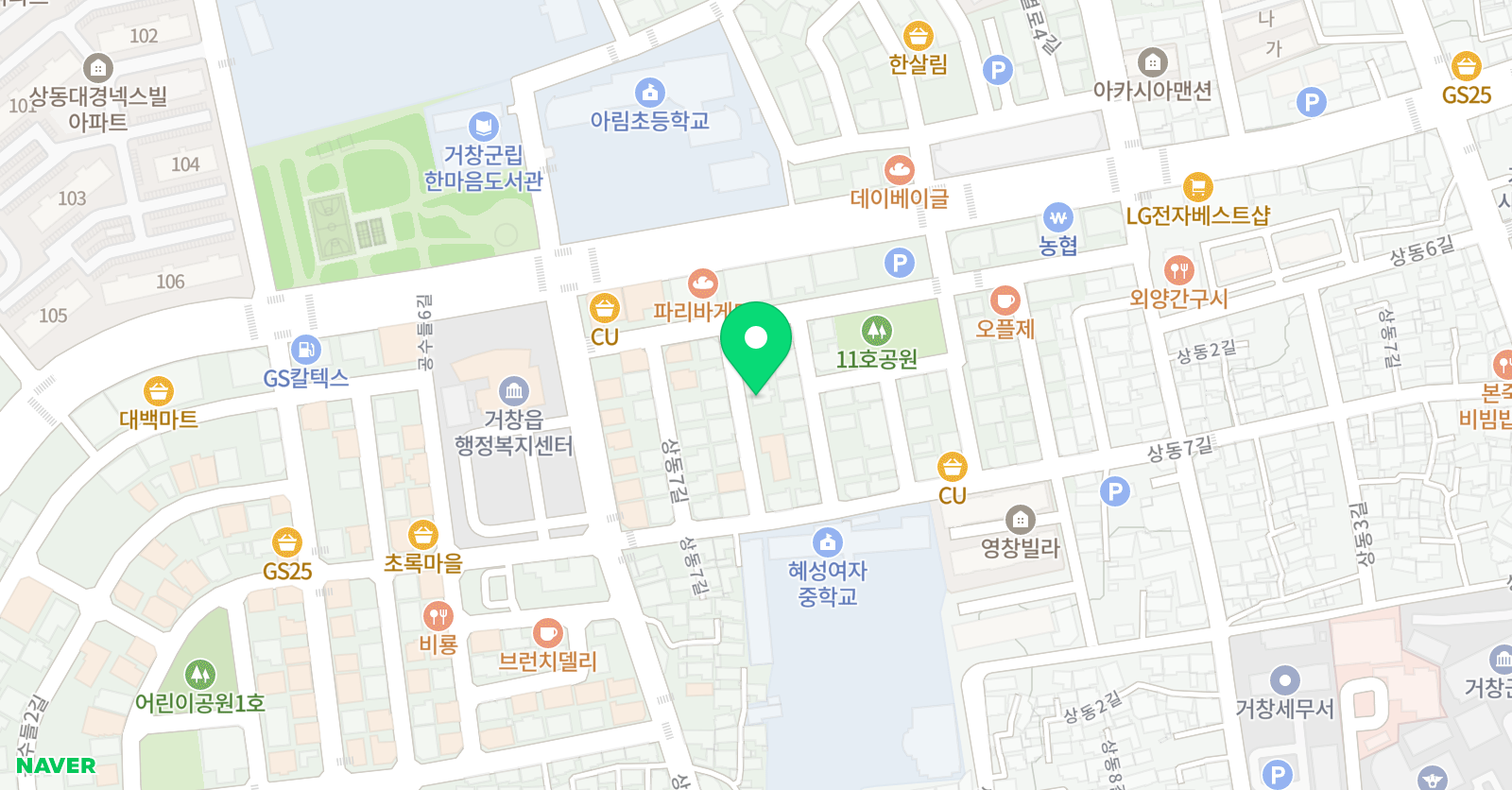 몽이 영어 학원 위치