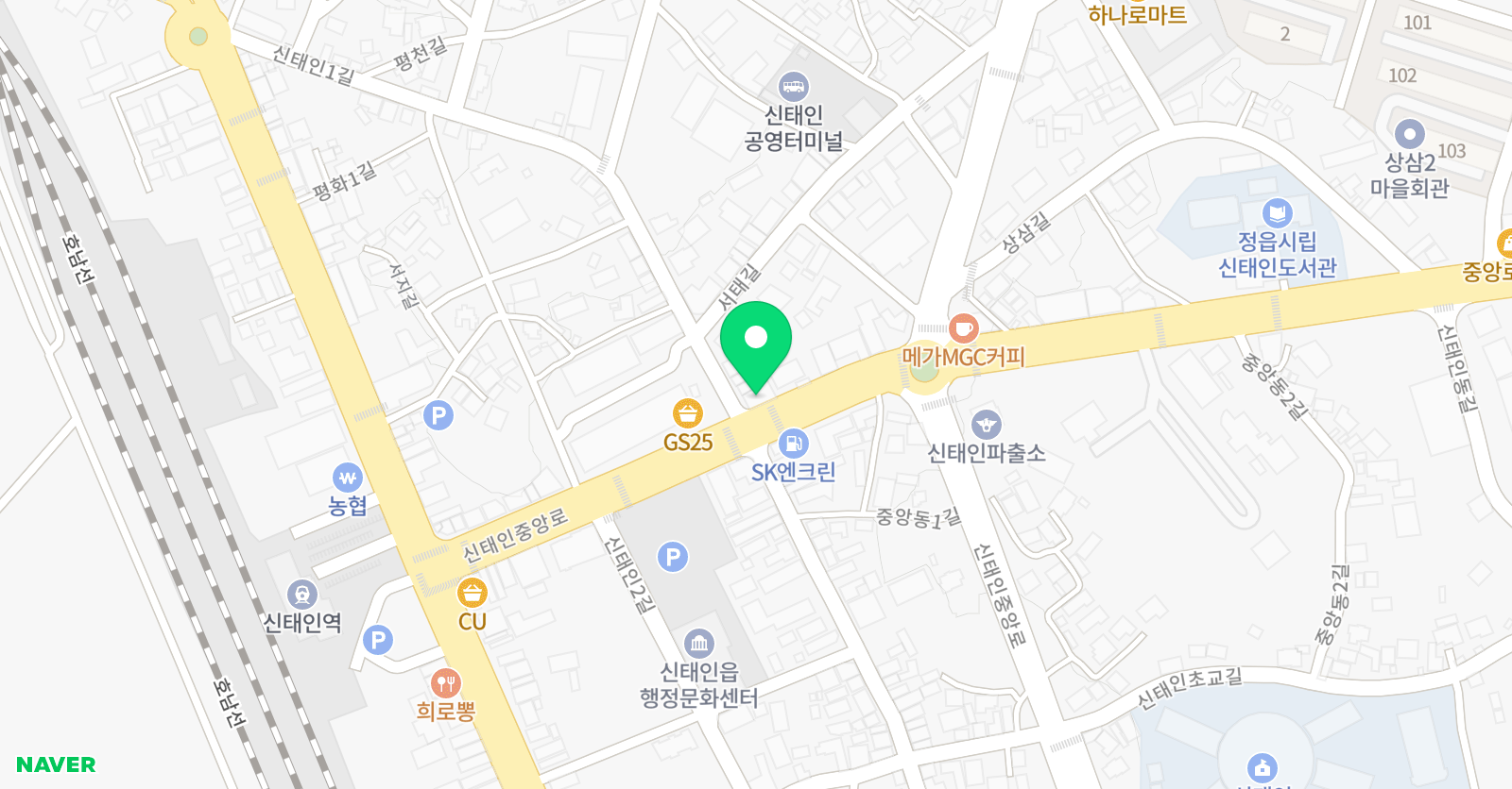 새롬 속셈학원 위치
