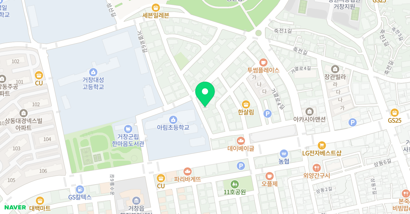 피아노스토리 학원 위치