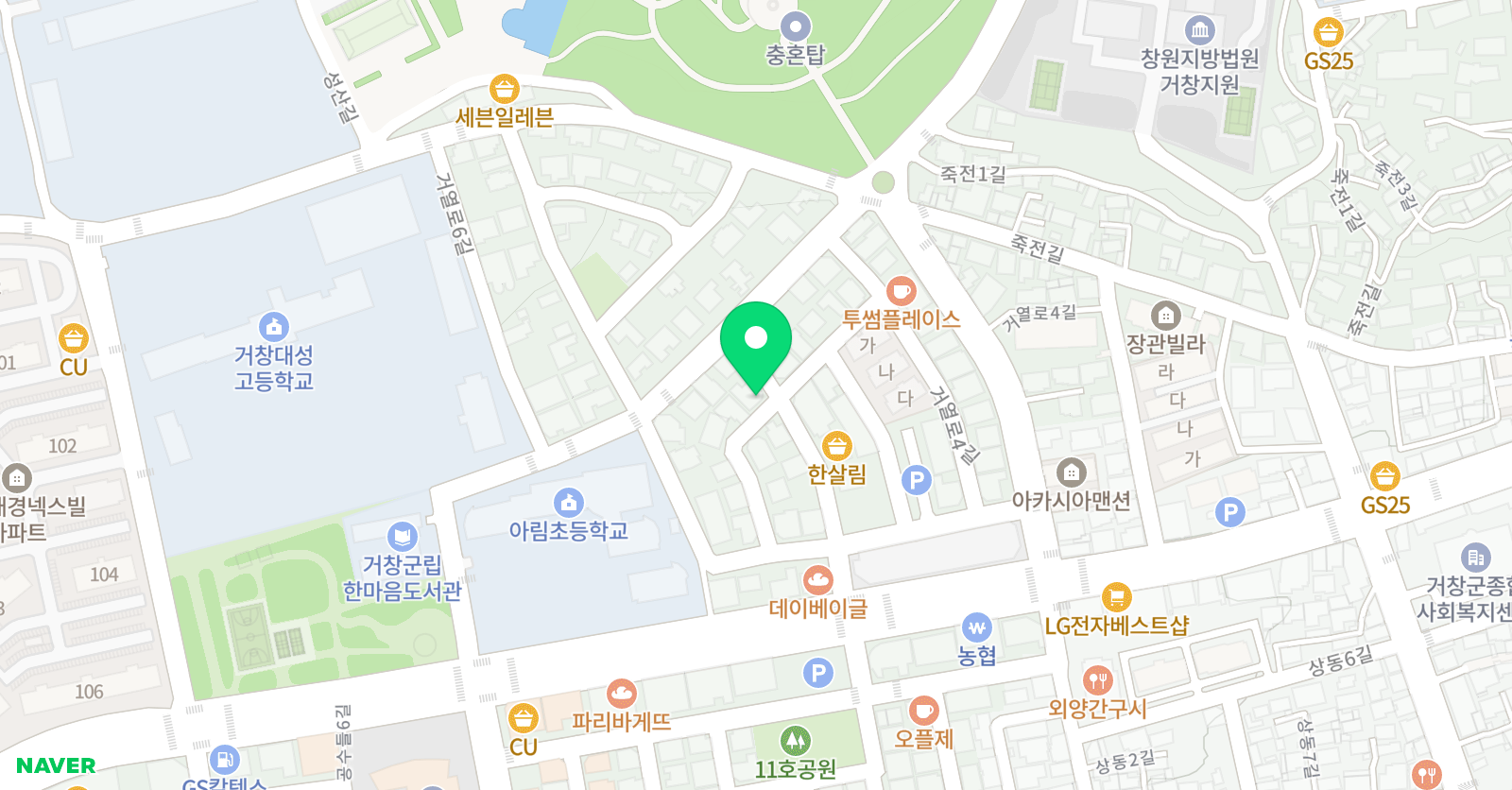 양쌤 수학 위치