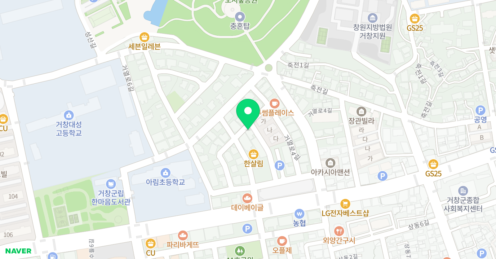 오 수학학원 위치