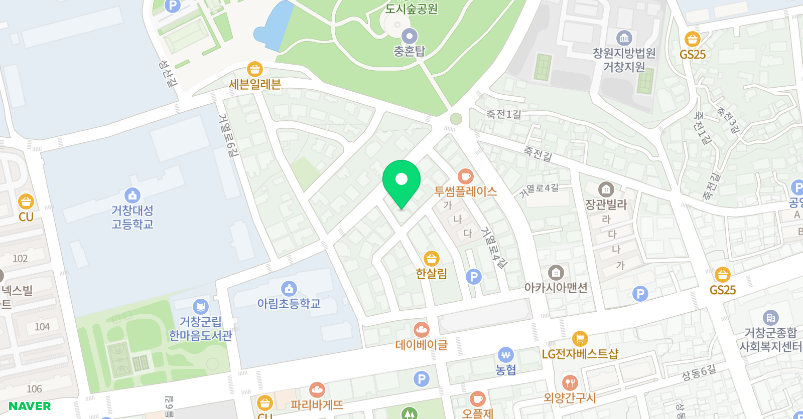 채움 수학학원 위치