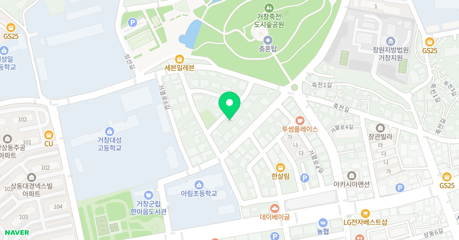 장선생 수학 위치