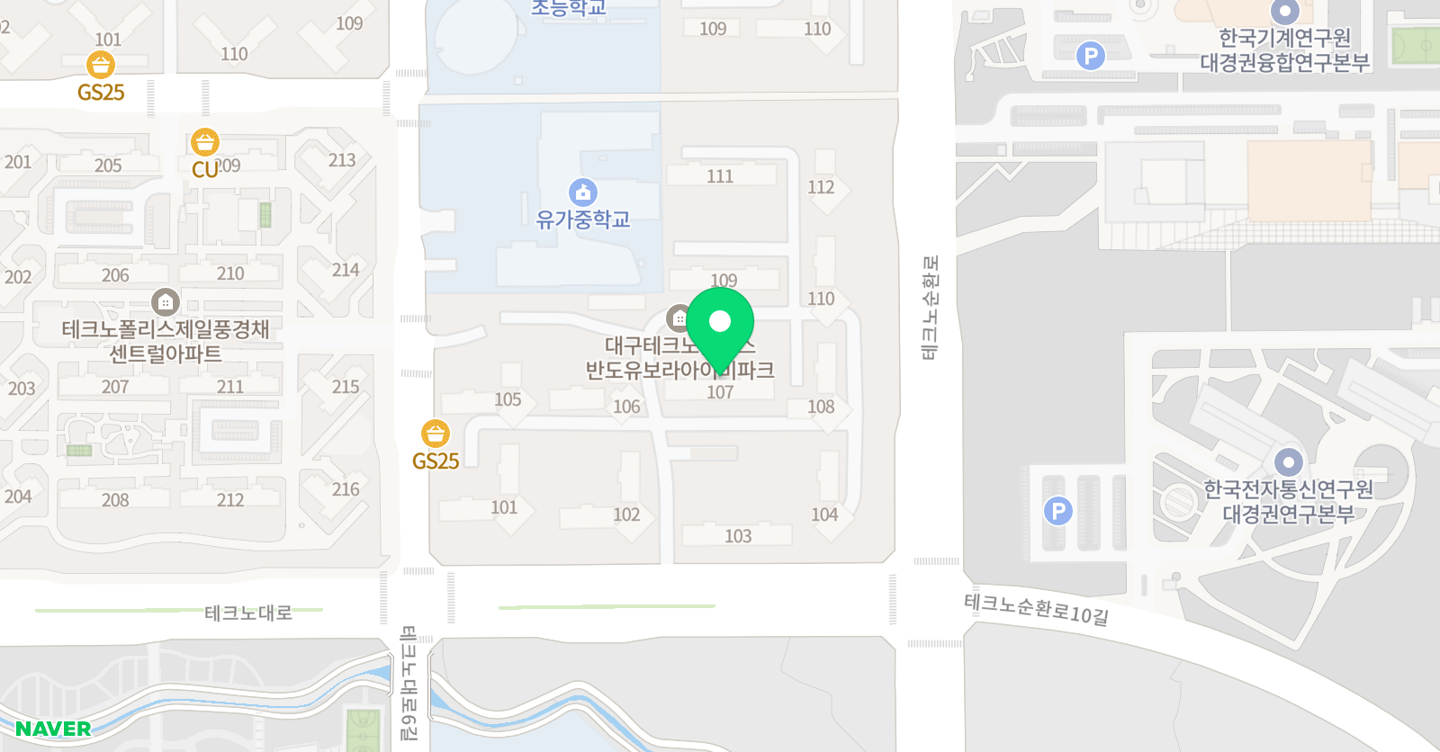 능률주니어랩 유가반도 1교실 위치