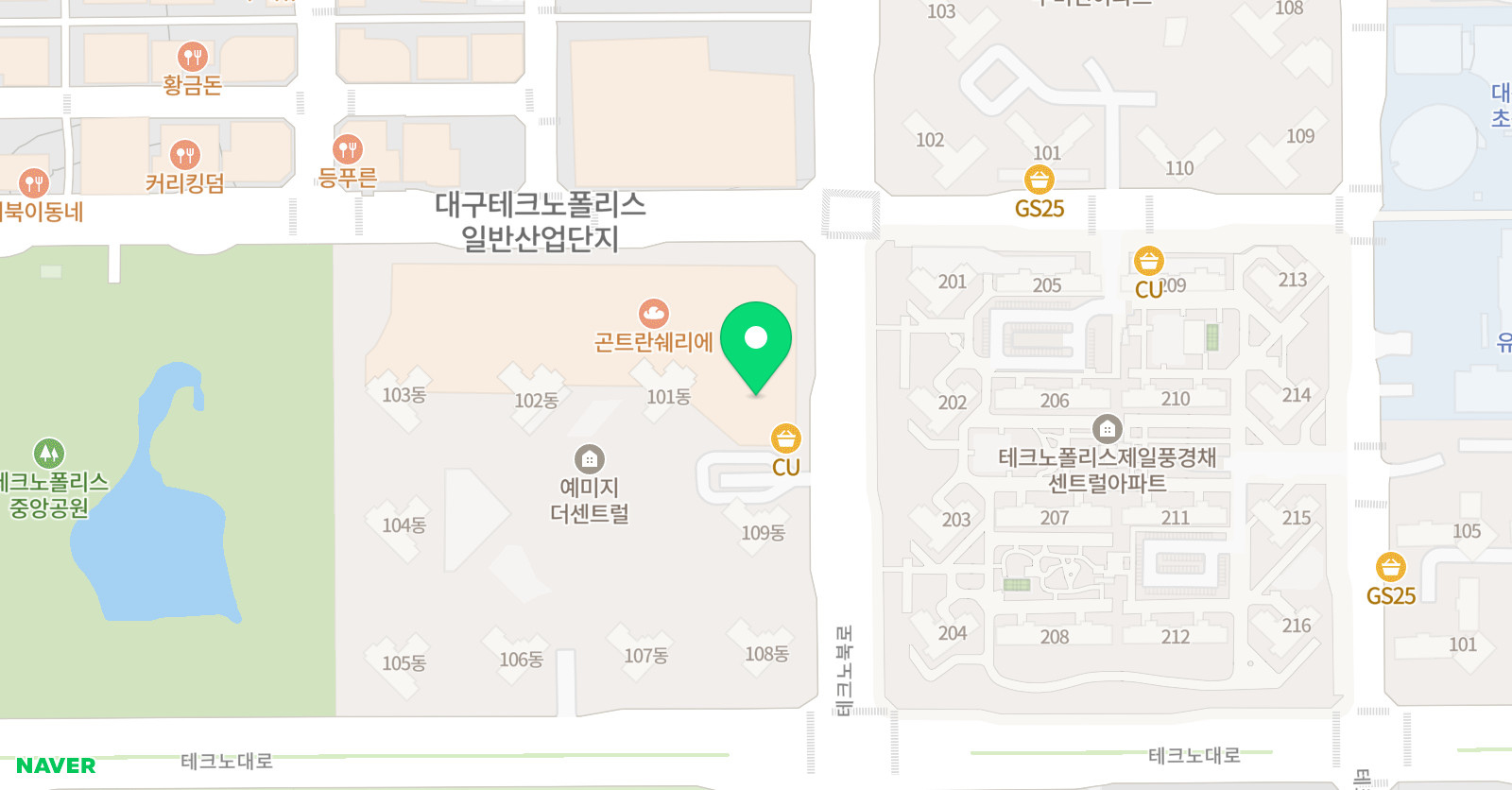 윤선생 우리집앞영어교실 유가예미지점 영어교습소 위치