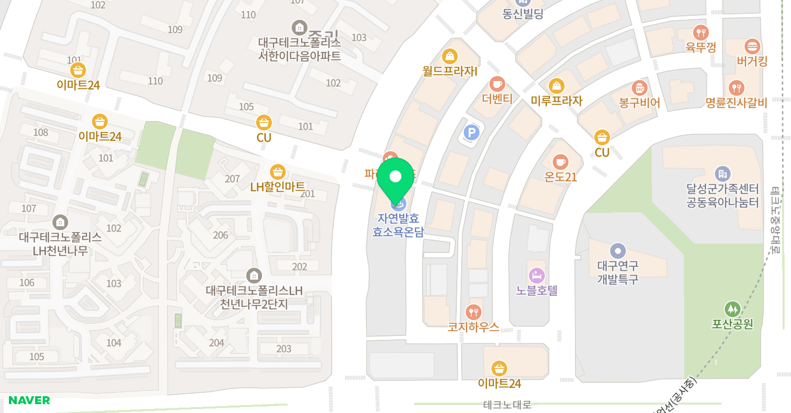 원탑 영어수학학원 위치