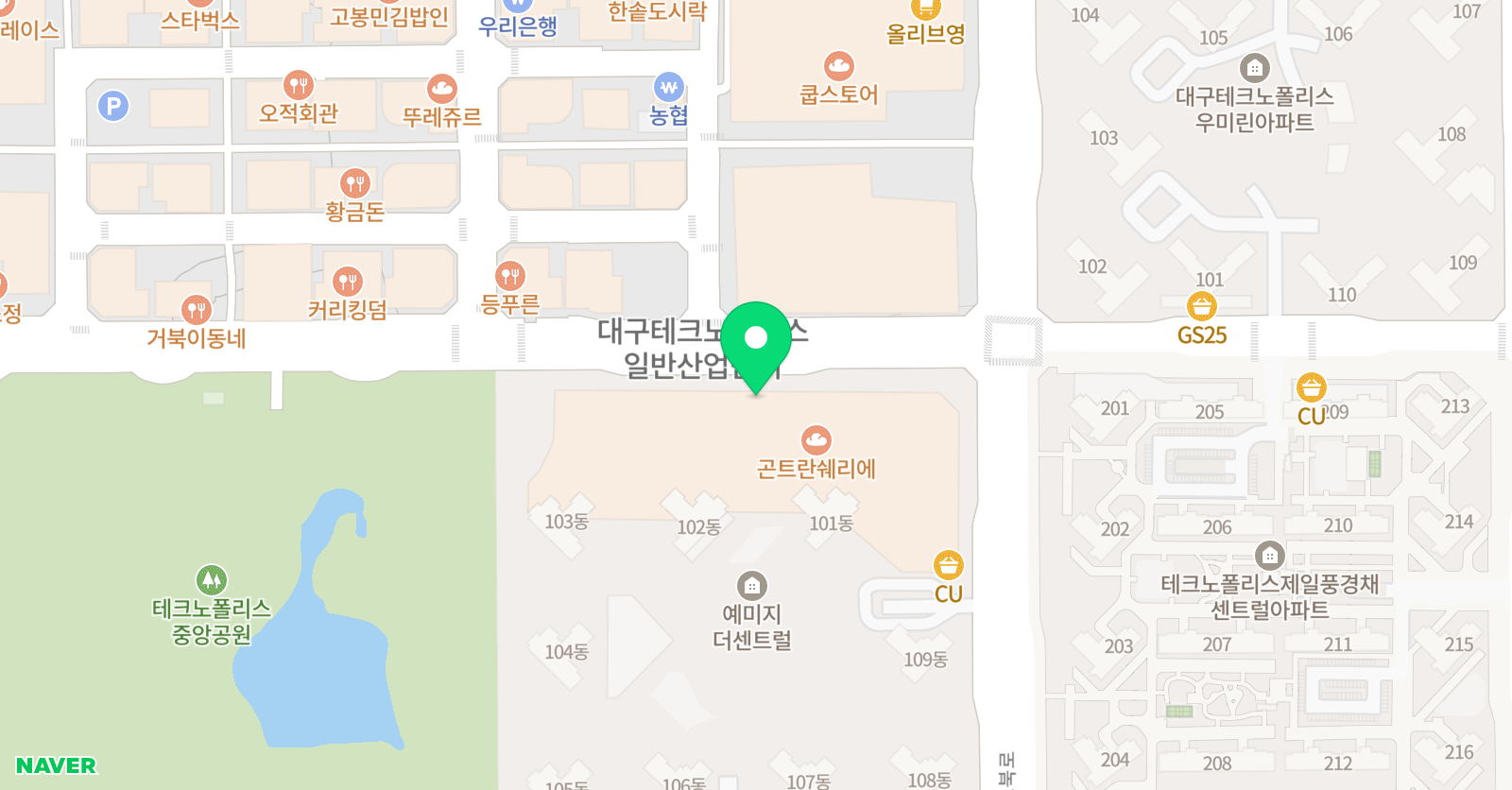 더하다 미술교습소 대구테크노점 위치