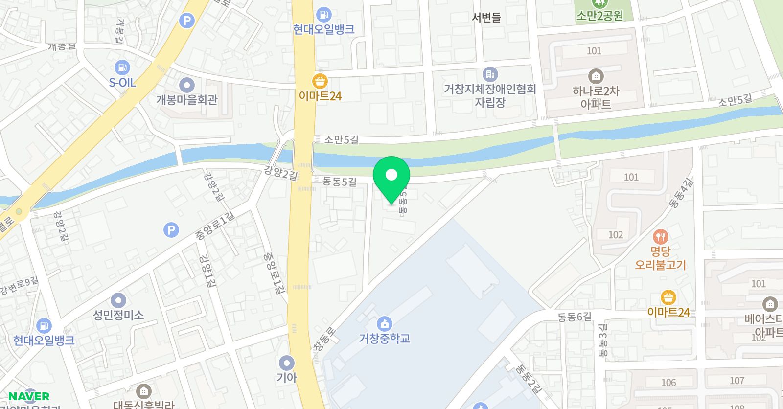 도민 태권도장 위치