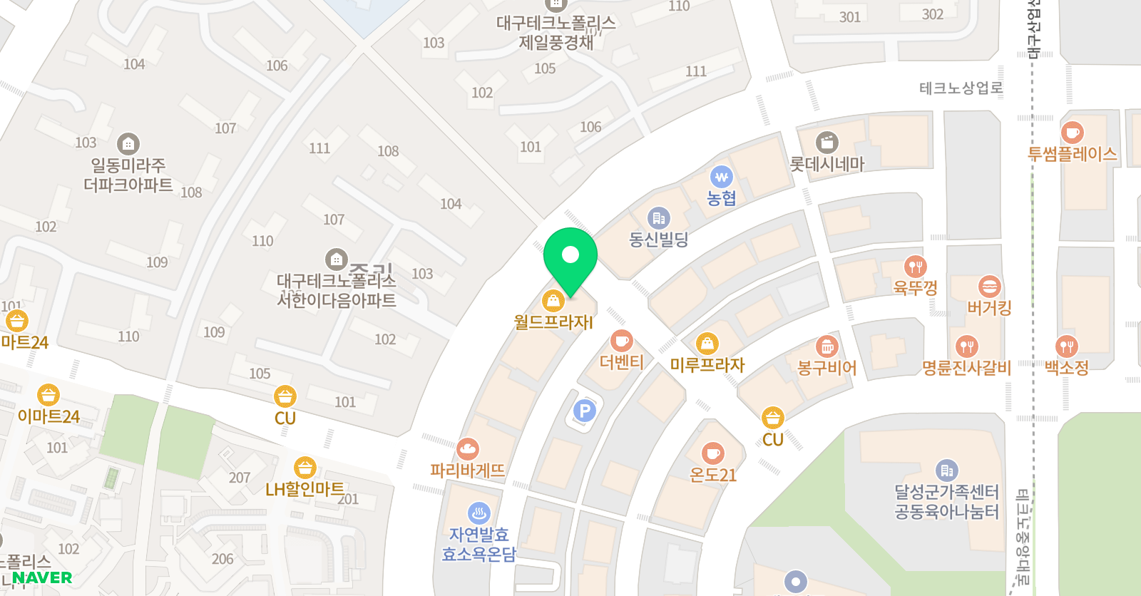 아이숲 음악학원 위치