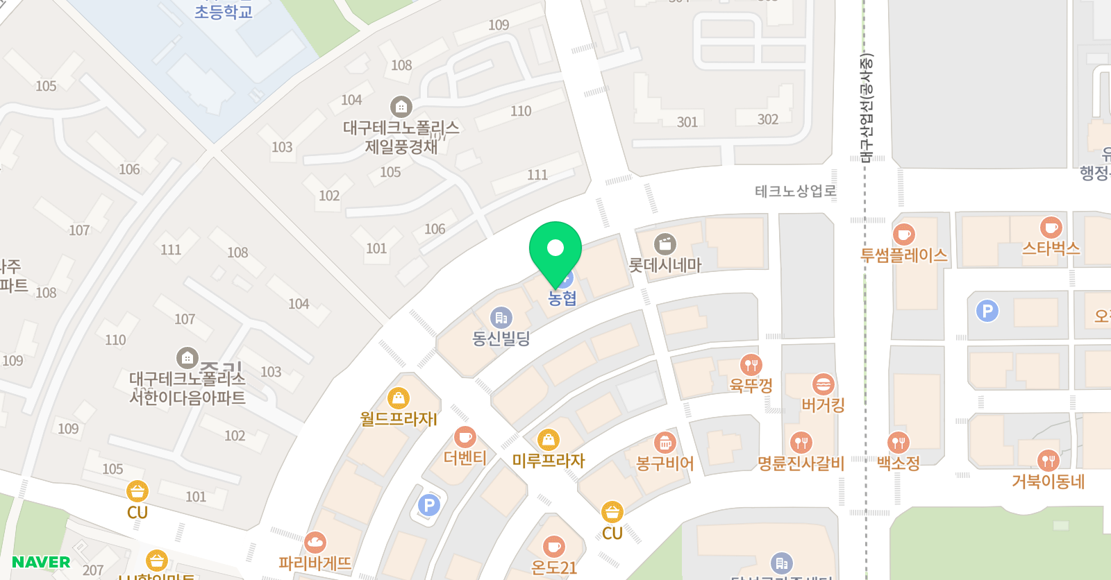나라 수학학원 위치