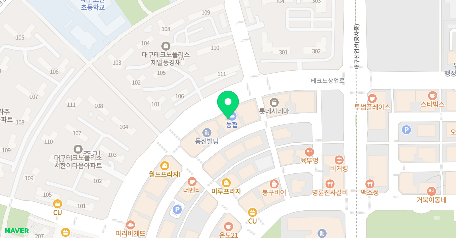MJ 실용음악&댄스학원 위치