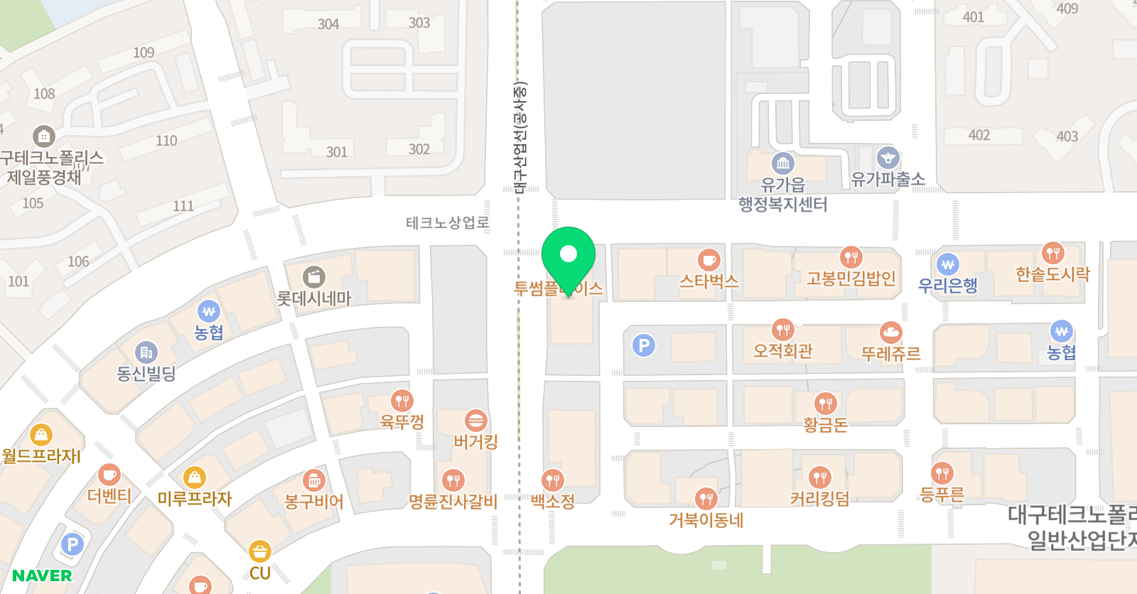 링키영어 테크노폴리스점 위치