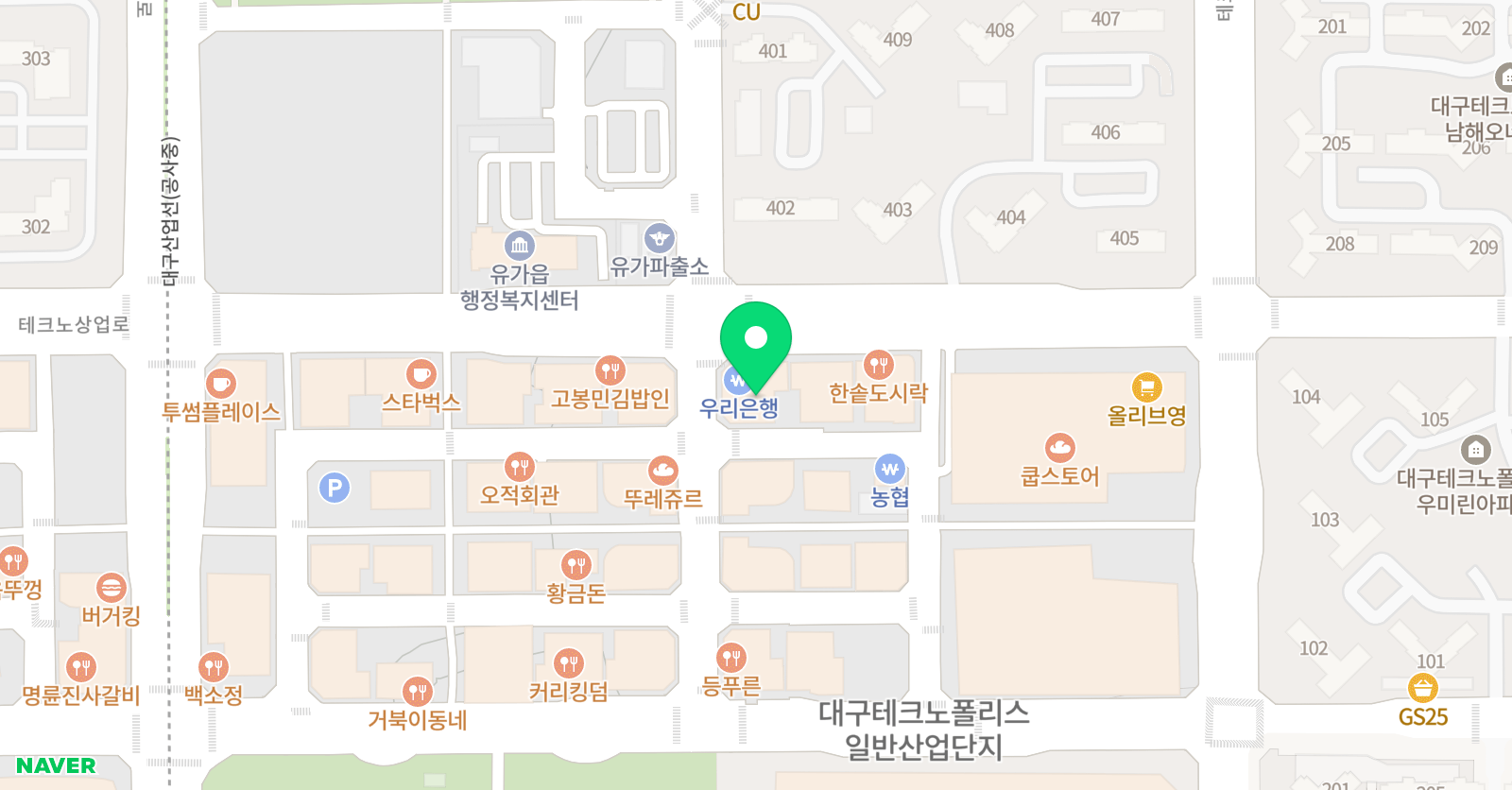 SM 과학수학학원 위치