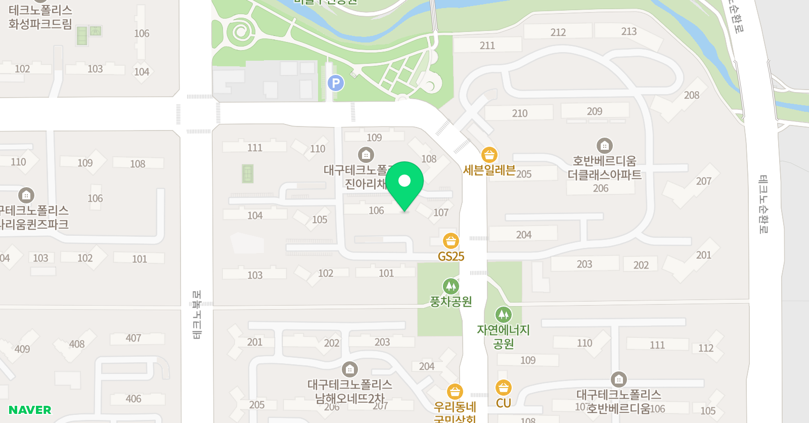 기탄사고력 교실 유가진아리채 교실 위치