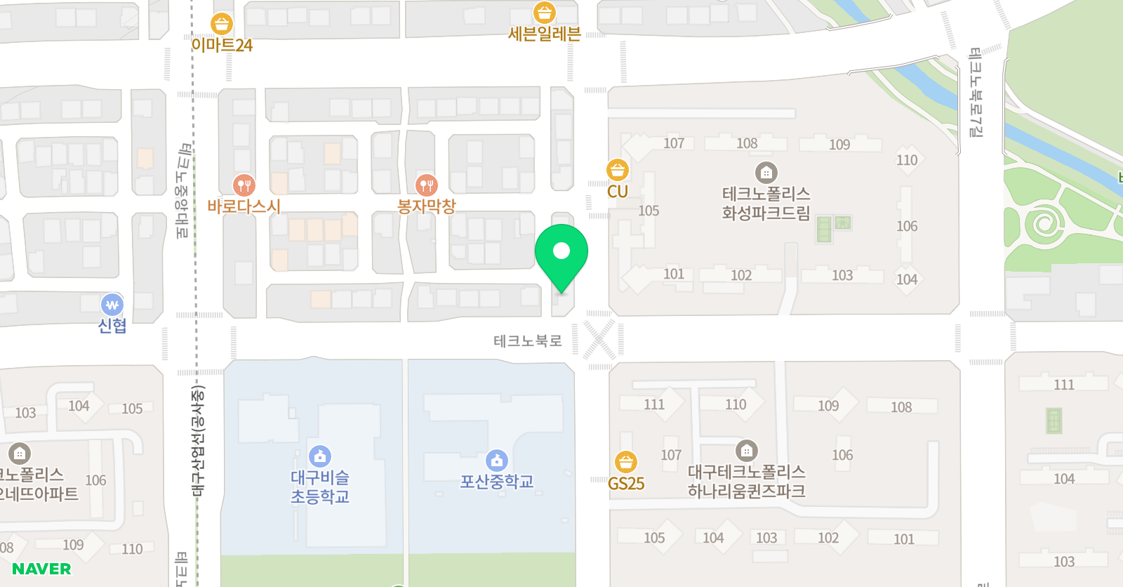 히어로즈 태권도장 위치