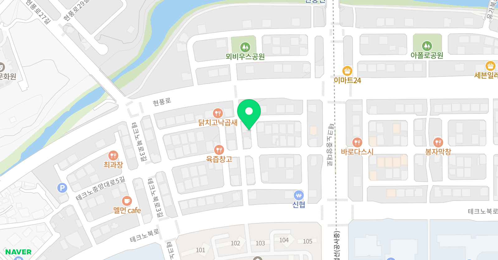올굿 영어 위치
