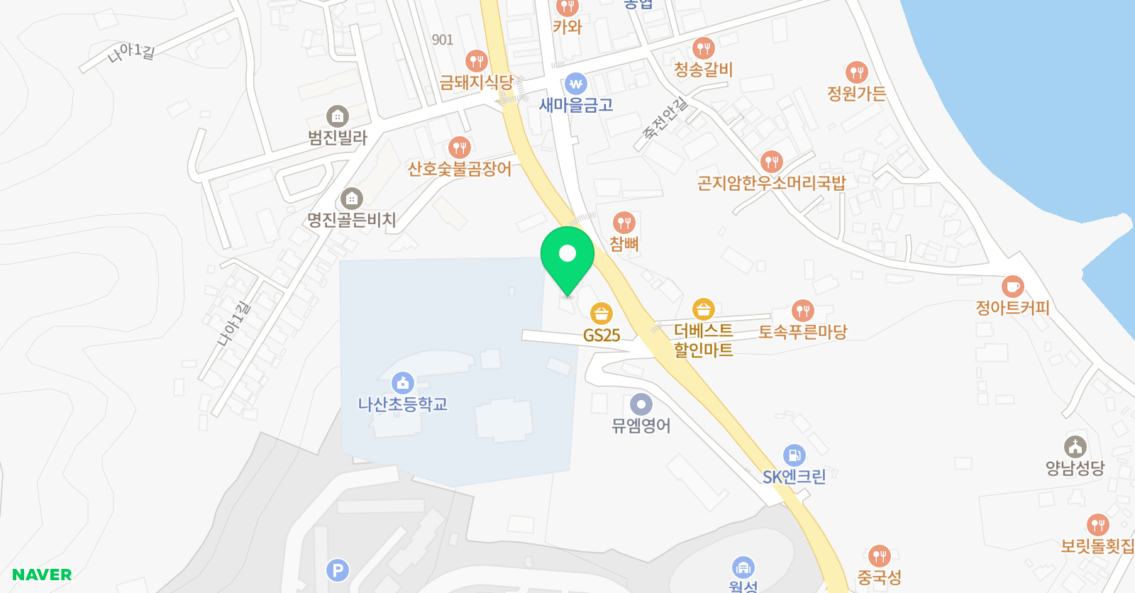 피아노의 숲 위치