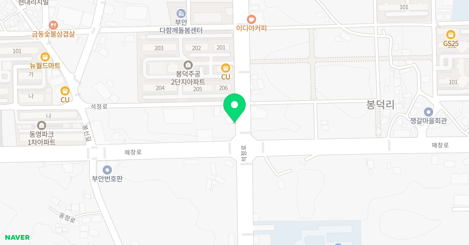 TOP 영어수학전문학원 위치