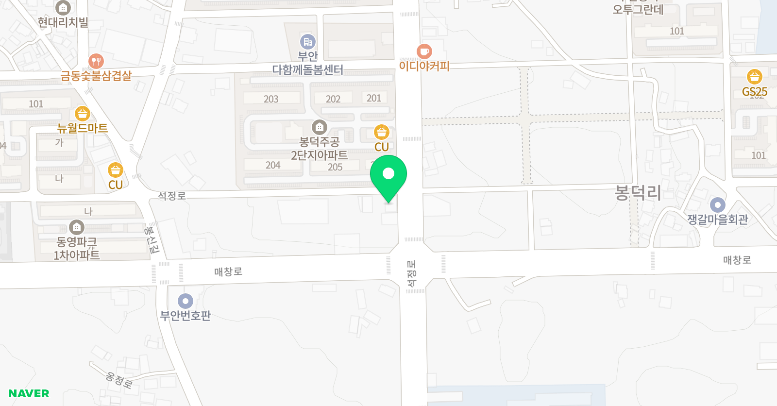 한나피아노음악학원 위치