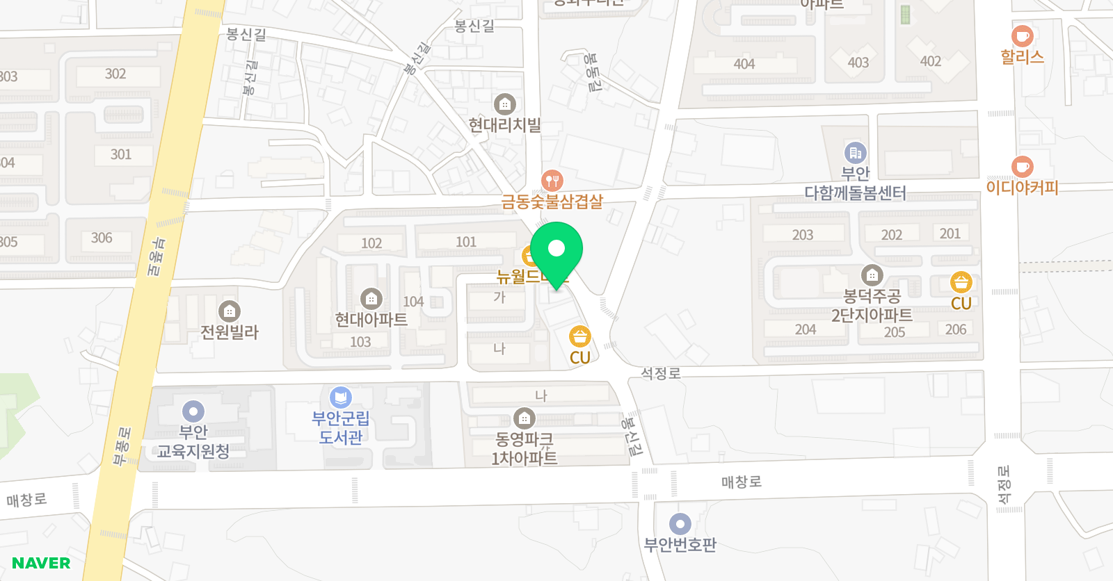서인자 피아노학원 위치