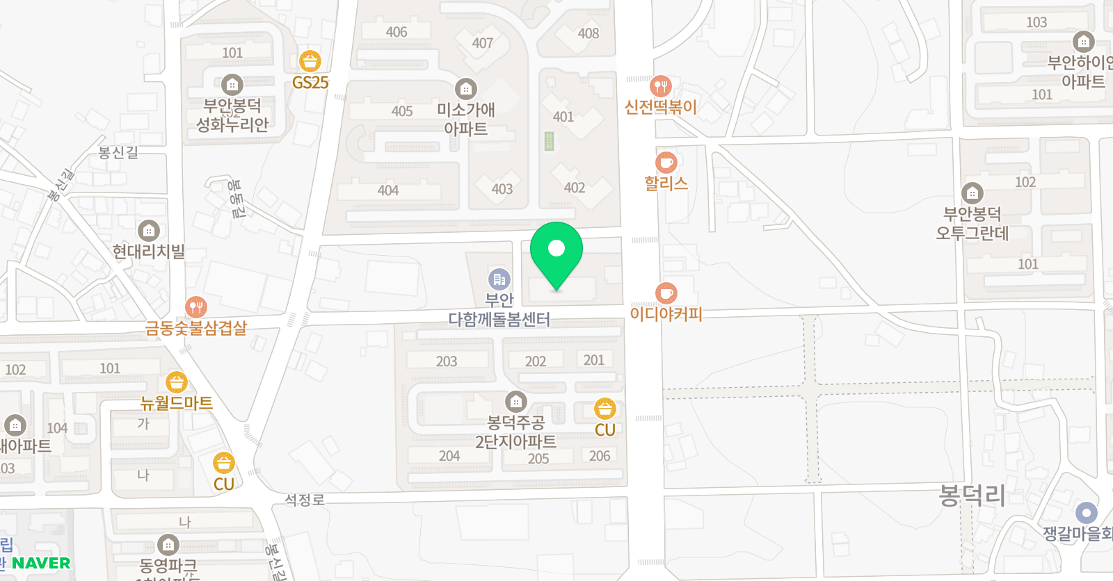뮤엠 영어 부안캠퍼스 위치