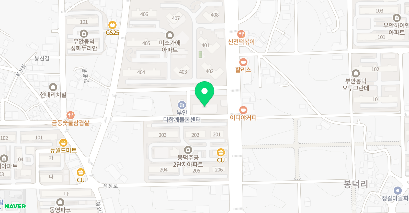 튼튼영어마스터클럽 학원 위치