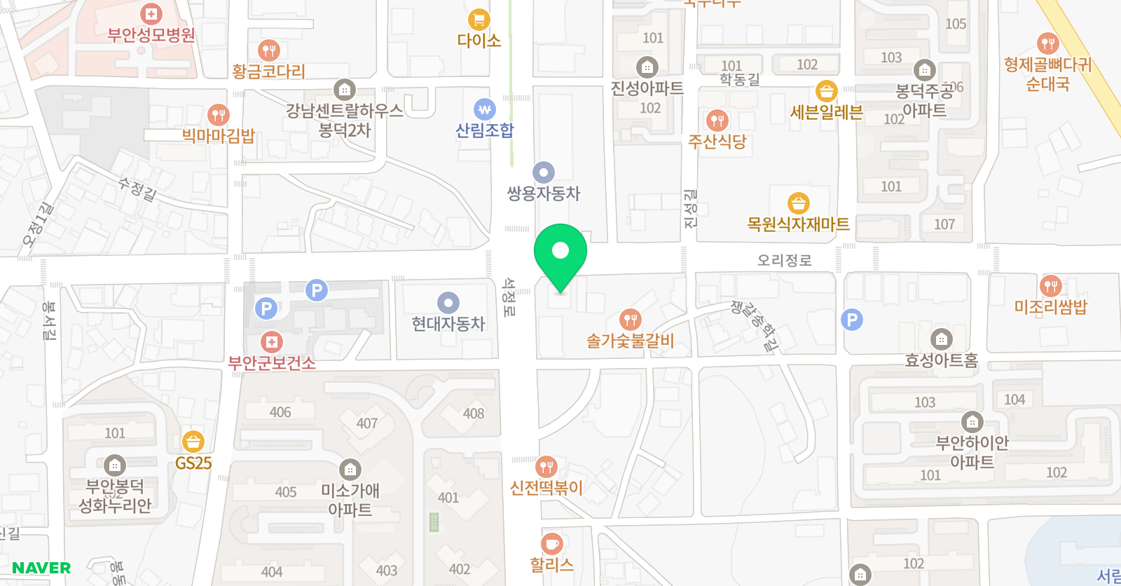 단밤 영어학원 위치