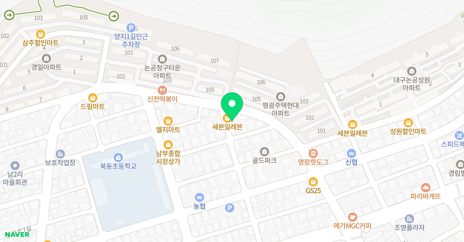 글맥 입시학원 위치