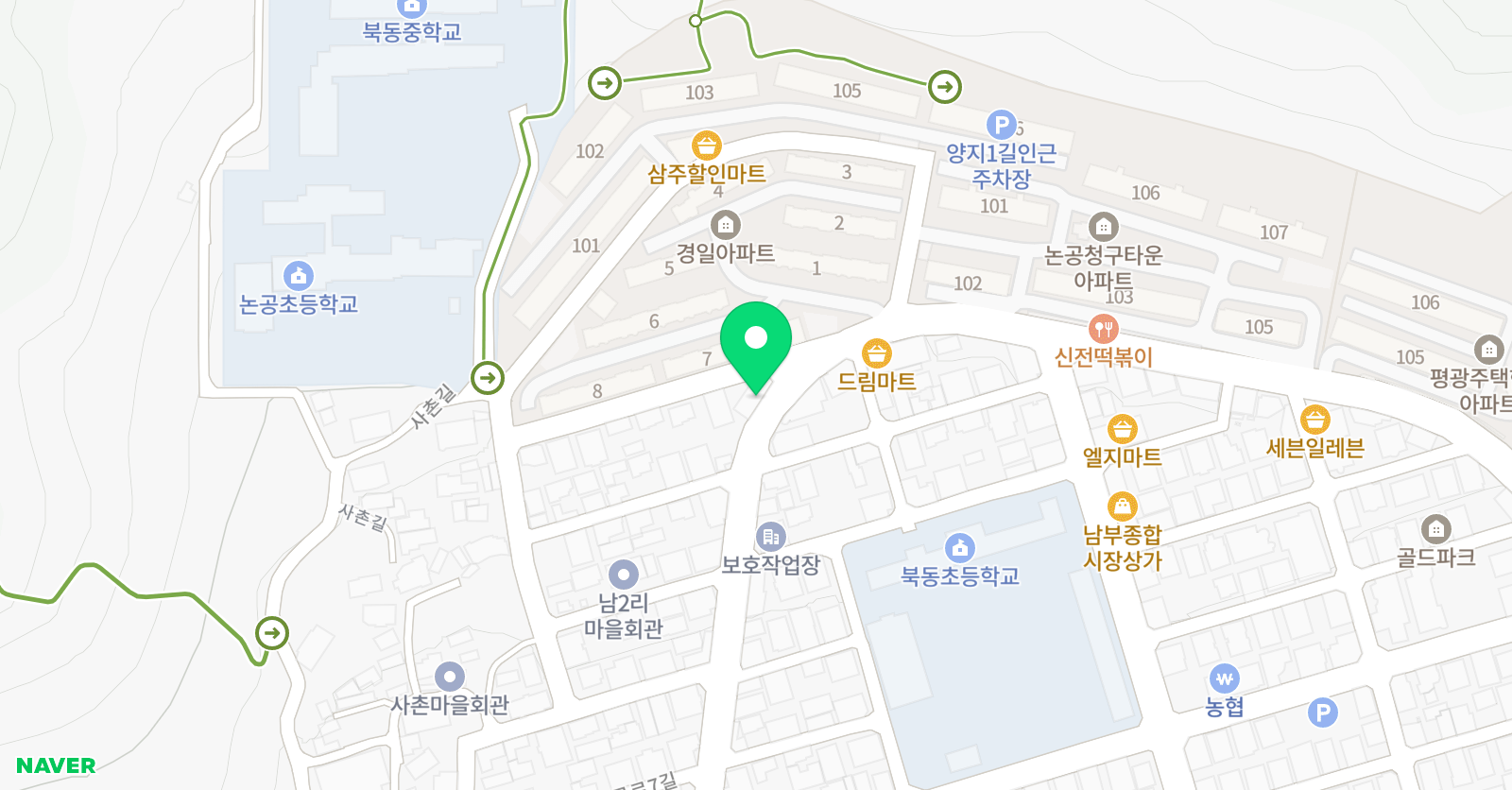 영재 공부방 위치