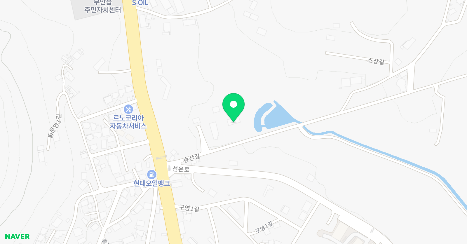 메리트풋볼클럽 부안점 위치