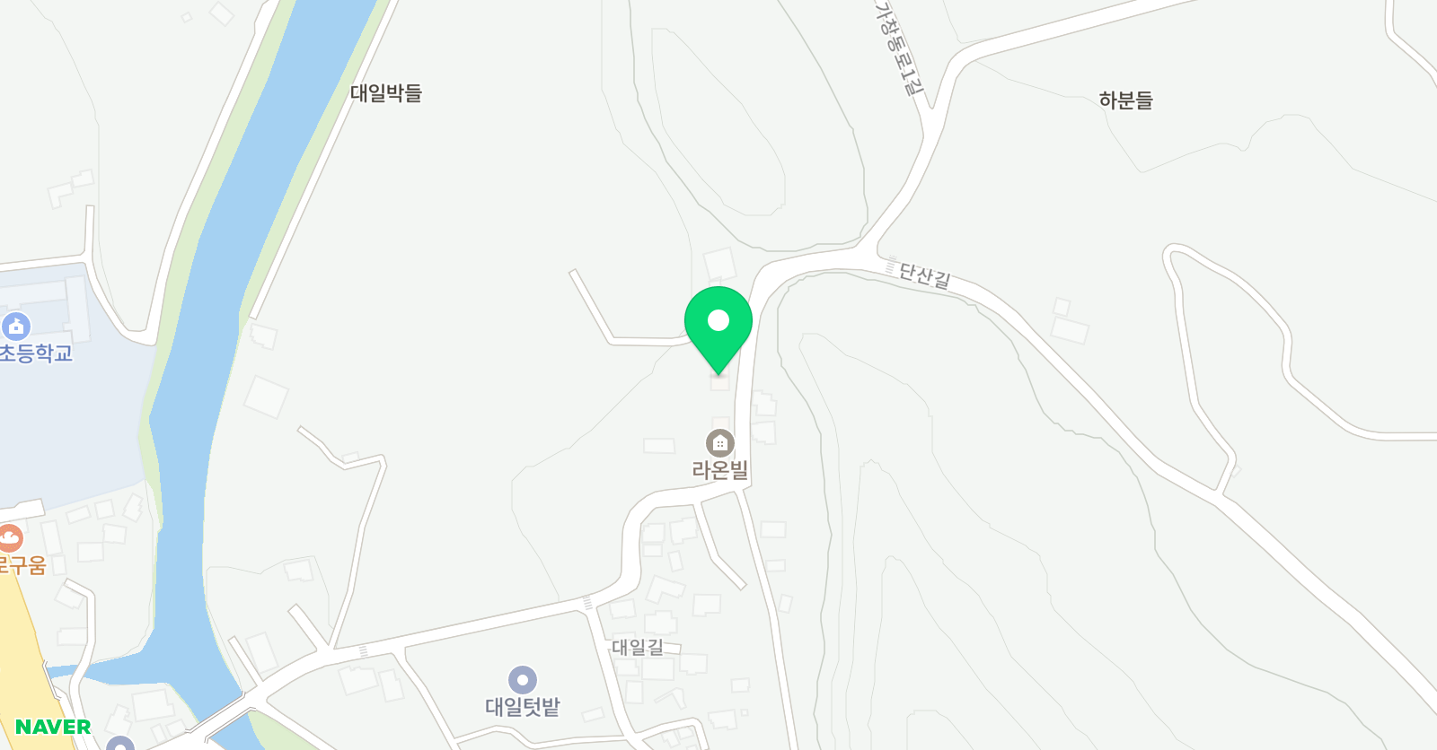 이지화국어학원 위치
