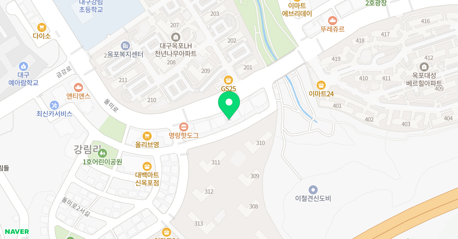 아트펀 미술학원 위치
