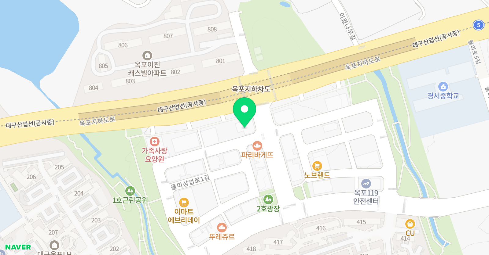 홍발레댄스학원 위치