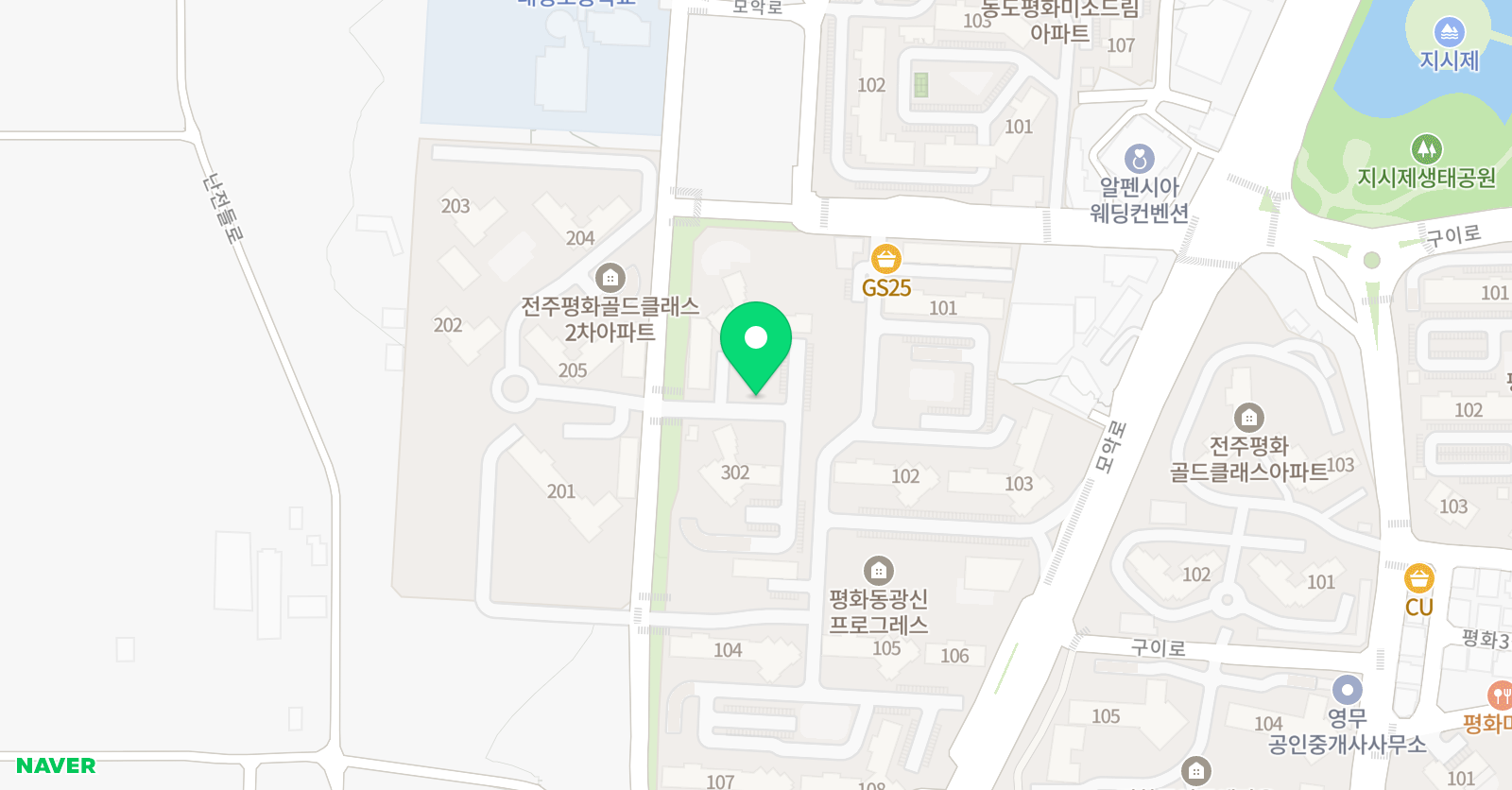 재능스스로교실 전주평화골드클래스점 위치