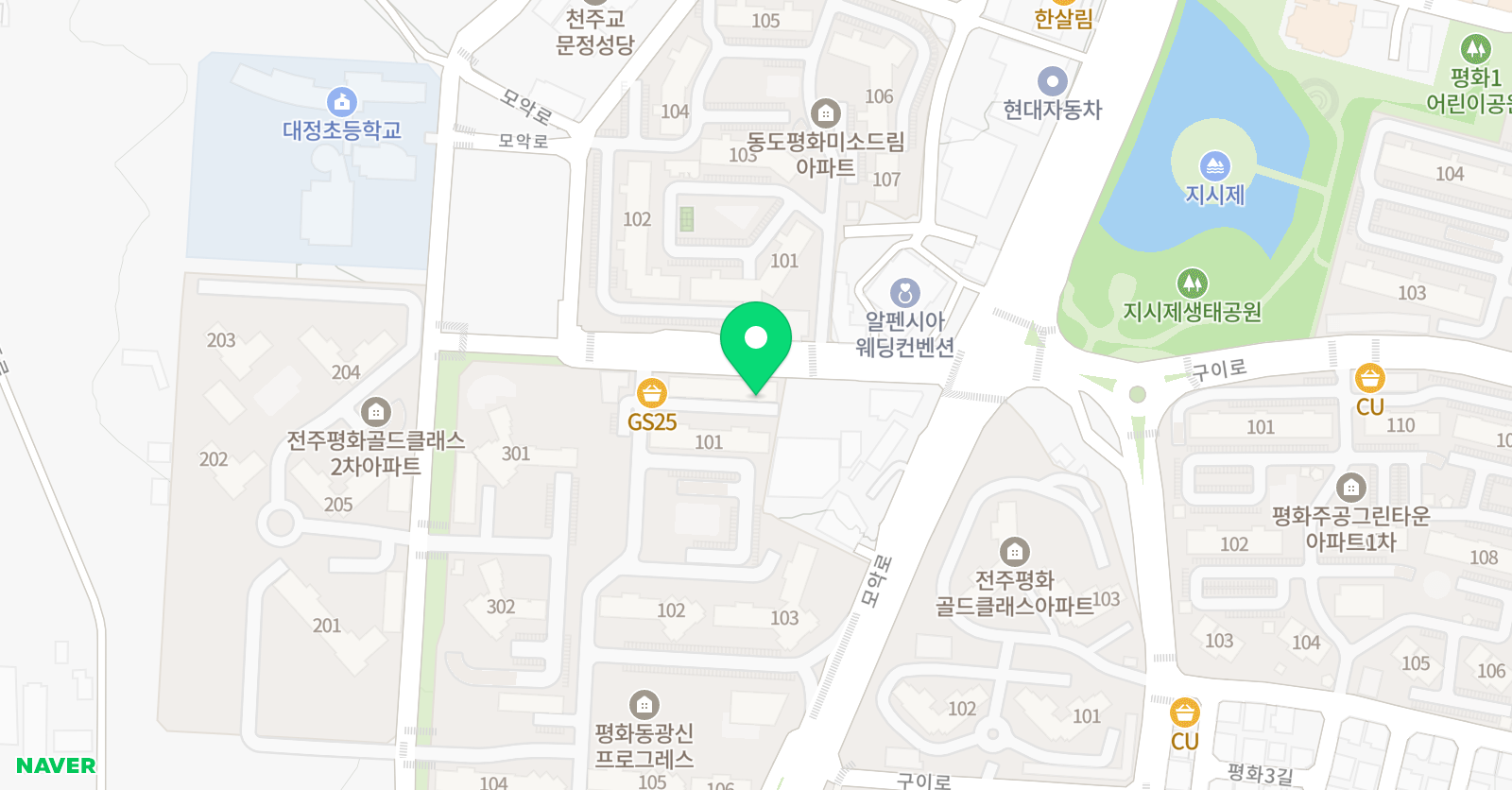 리드인 독서논술학원 대정초점 위치