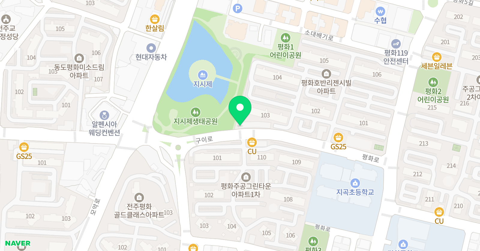 효경석사 태권도 위치