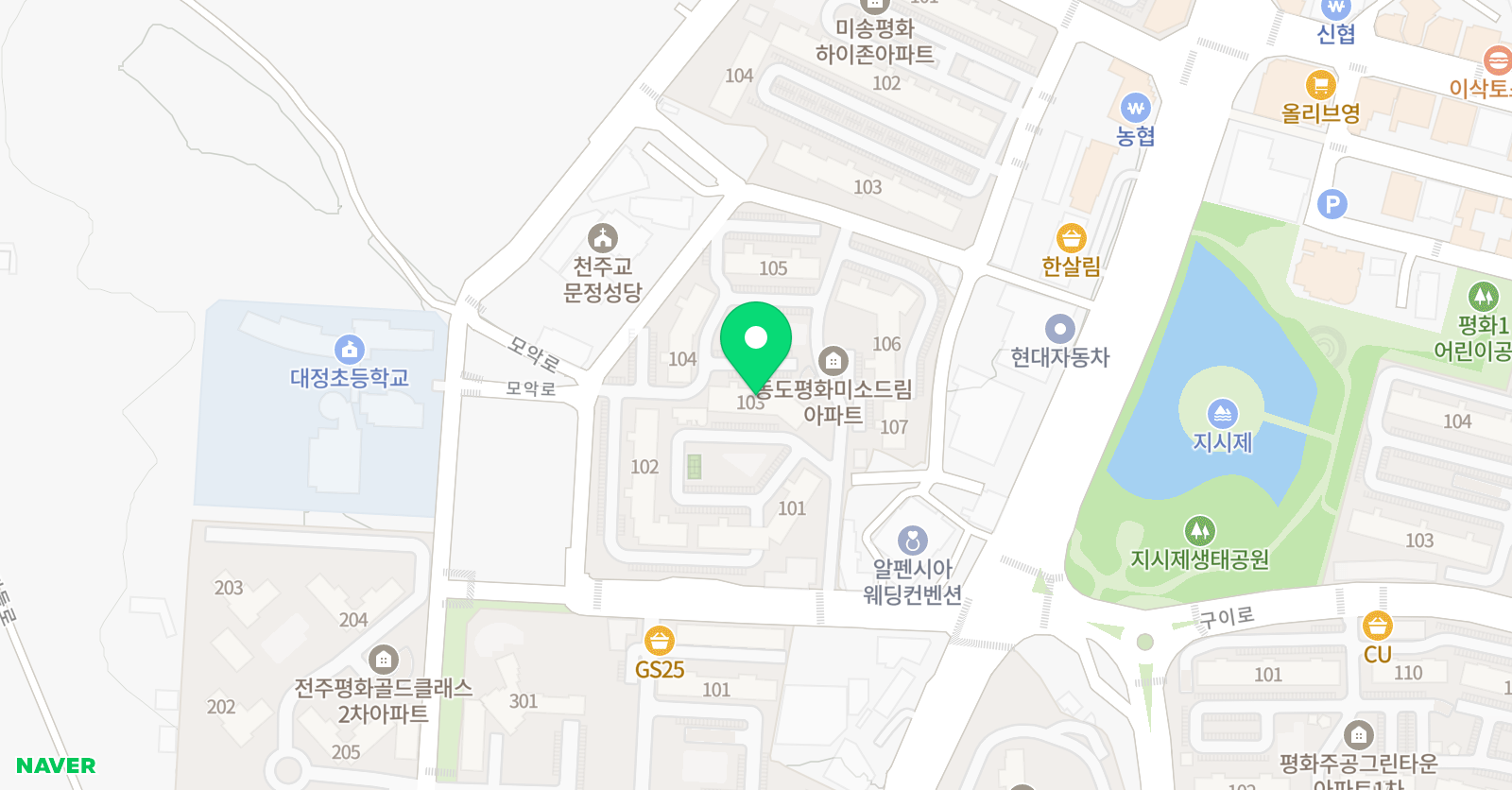 스마트해법 수학 평화미소드림점 위치