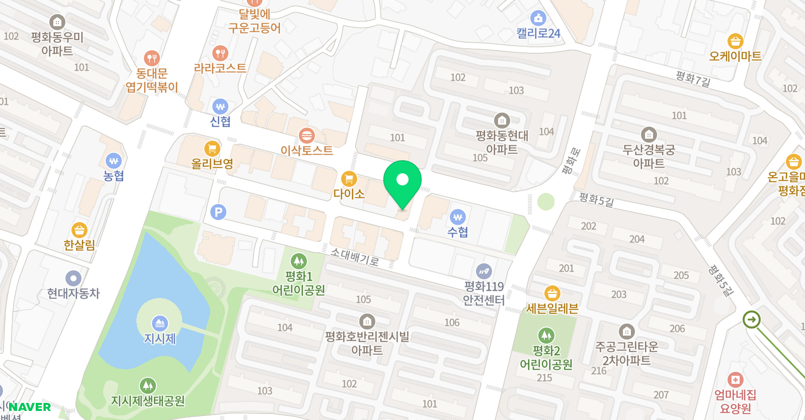 박경미 수학학원 위치