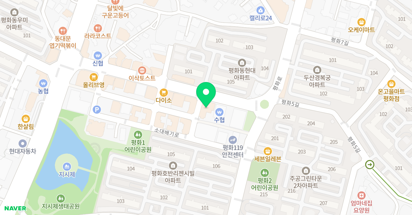리드인 평화브레인점 위치