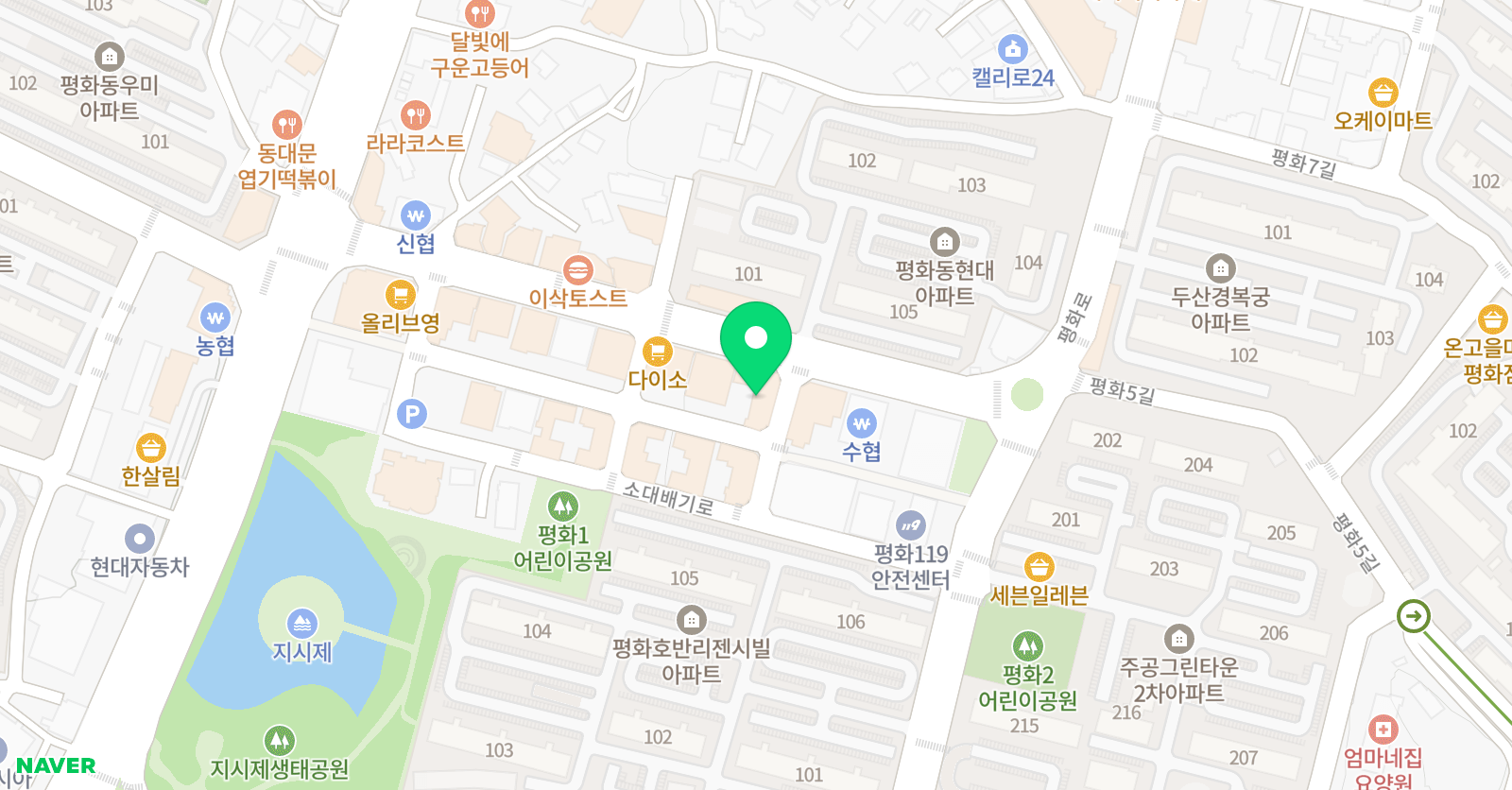에뛰드 피아노학원 위치