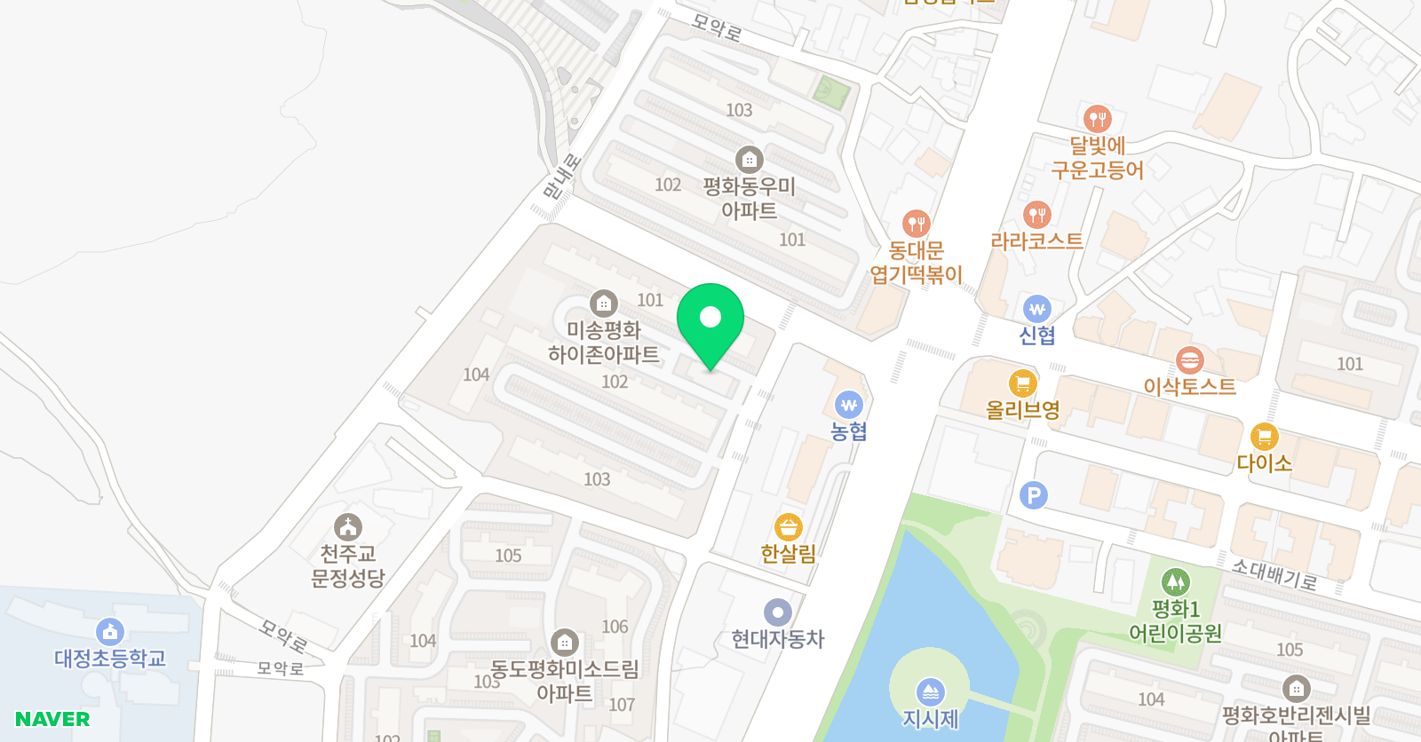 미송 음악학원 위치