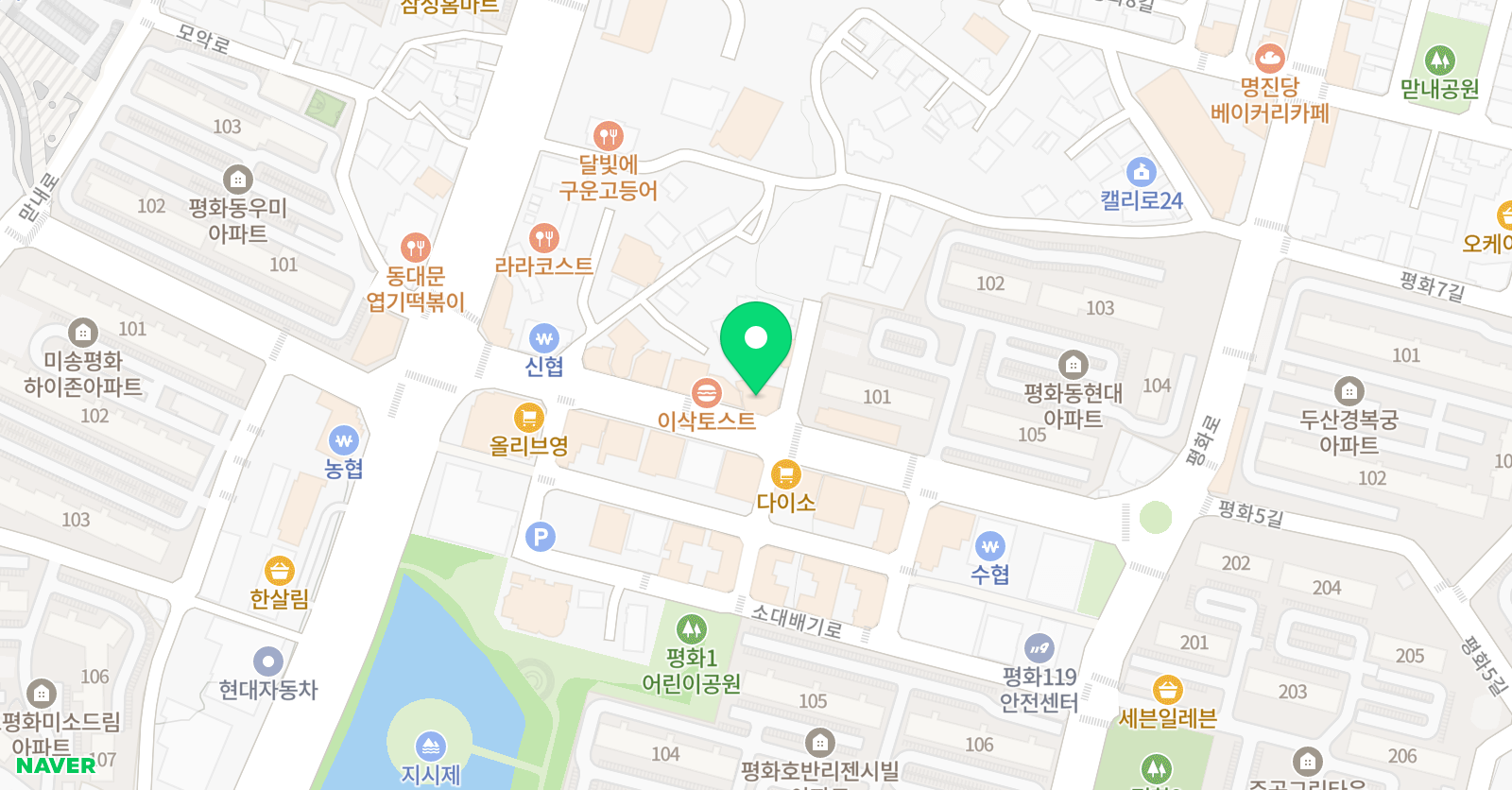 예쩨르 수학교습소 위치